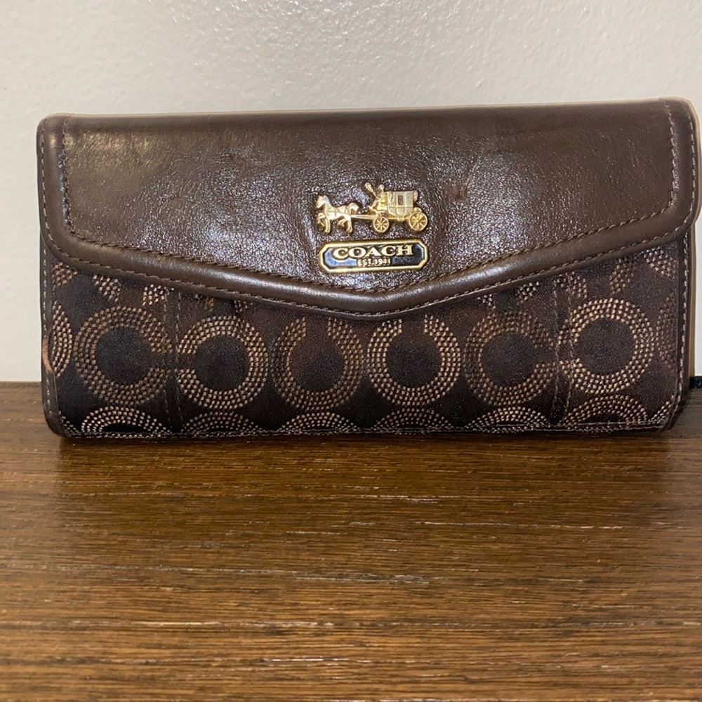 Coach wallet.